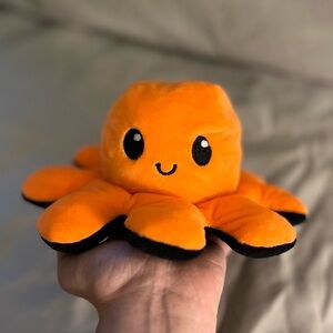 Reversible Octopus Plushie (Orange & Black)